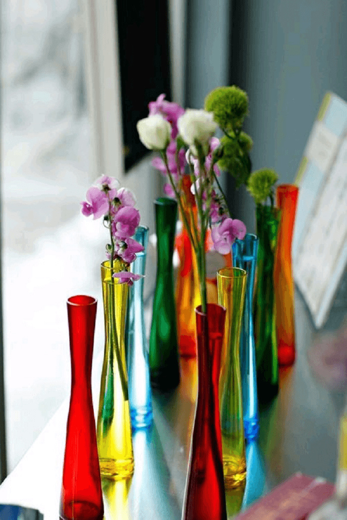 vasos na decoracao cores1