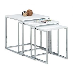 el mejor listado de mesa auxiliar cristal y acero para comprar en internet el top 20